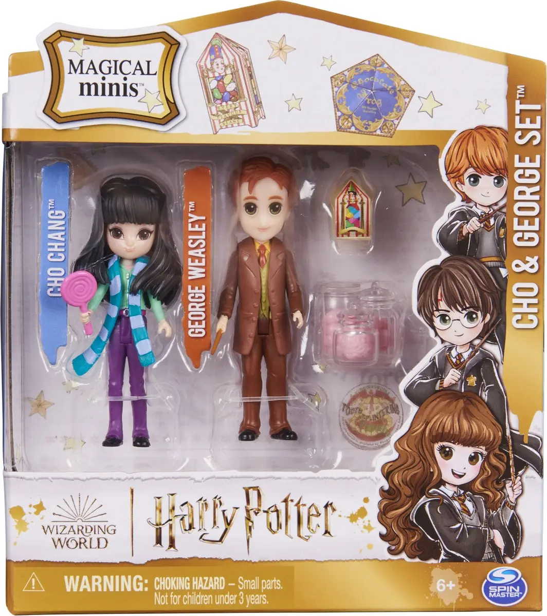 Spin Master Harry Potter Magical Minis Cho Chang & George Wemel - 2 Poppen