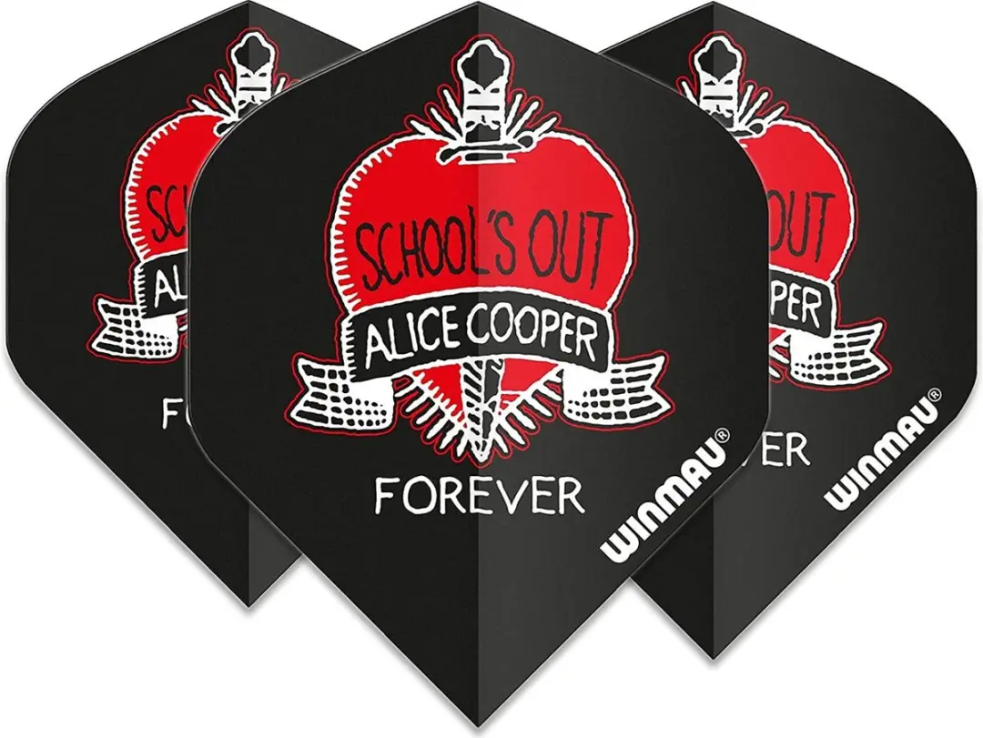 Winmau Rock Legends Alice Cooper Schools Out Dart Flights