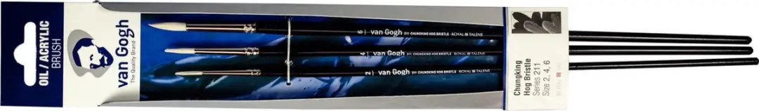 Van Gogh Penseel Set Serie 211 nr. 2-4-6 - 3 Stuks
