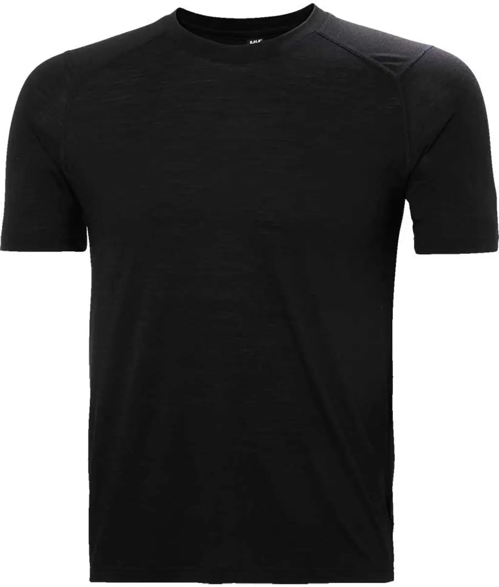 Helly Hansen Durawool Korte Mouwen Basislaag 2XL - Zwart