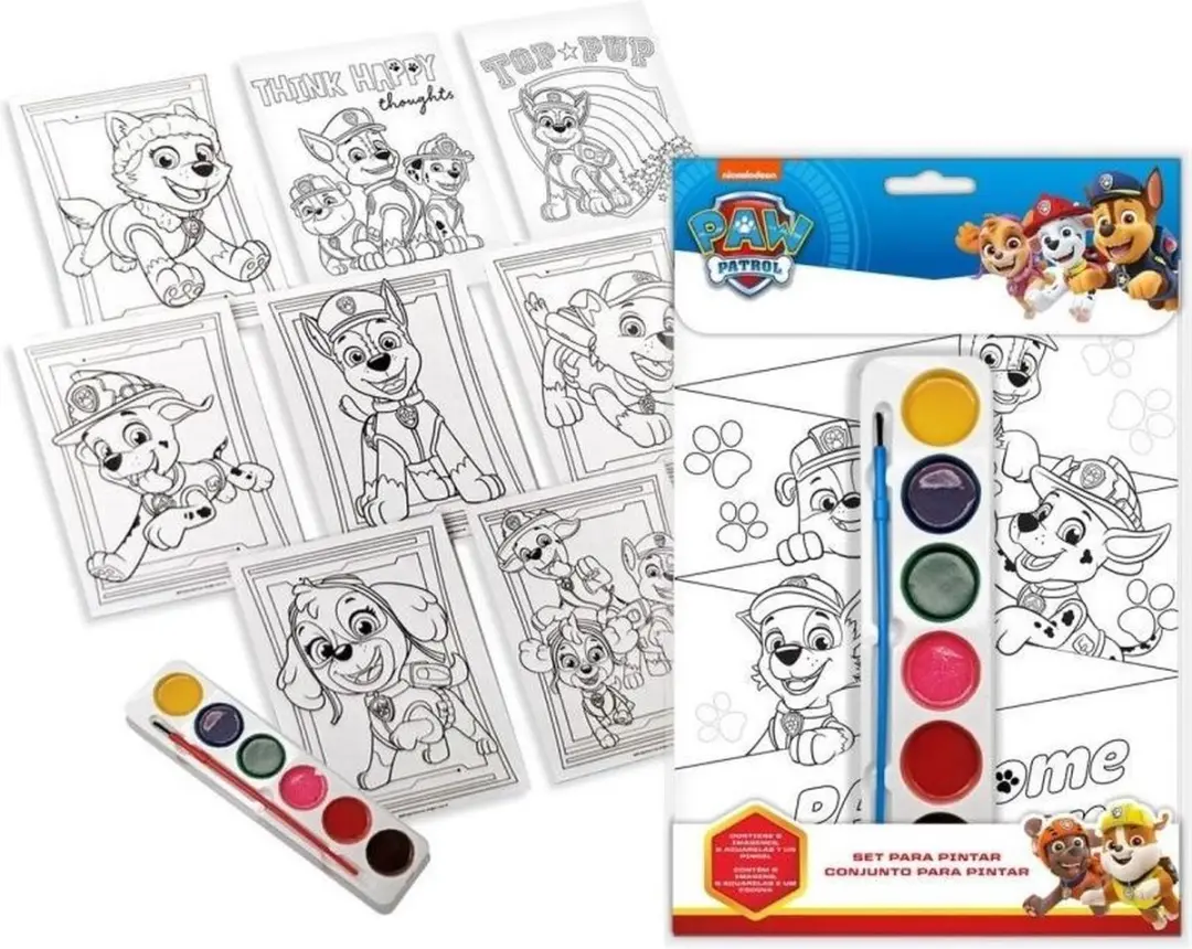 PAW Patrol Waterverfset Junior 15-delig