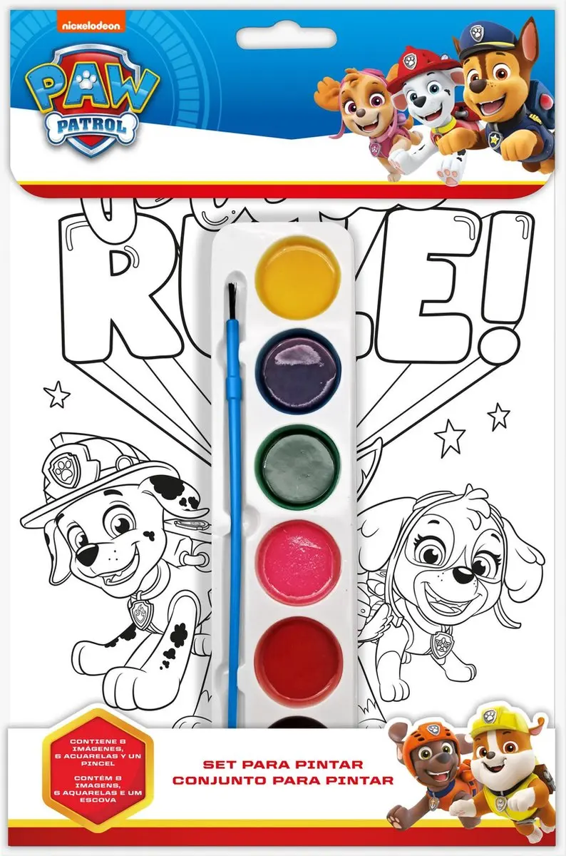PAW Patrol Waterverfset Junior 15-delig - Multicolor