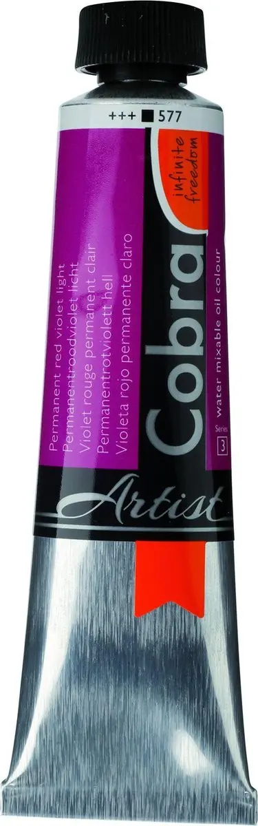 Cobra Artitst Olieverf #577 Permanentroodviolet Licht 40ml