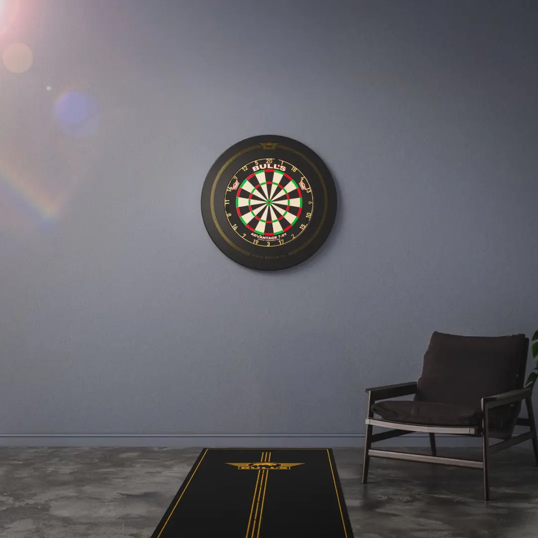 Bull's Advantage Carpet Dartmat BU-67852 300x85cm - Zwart/Goud
