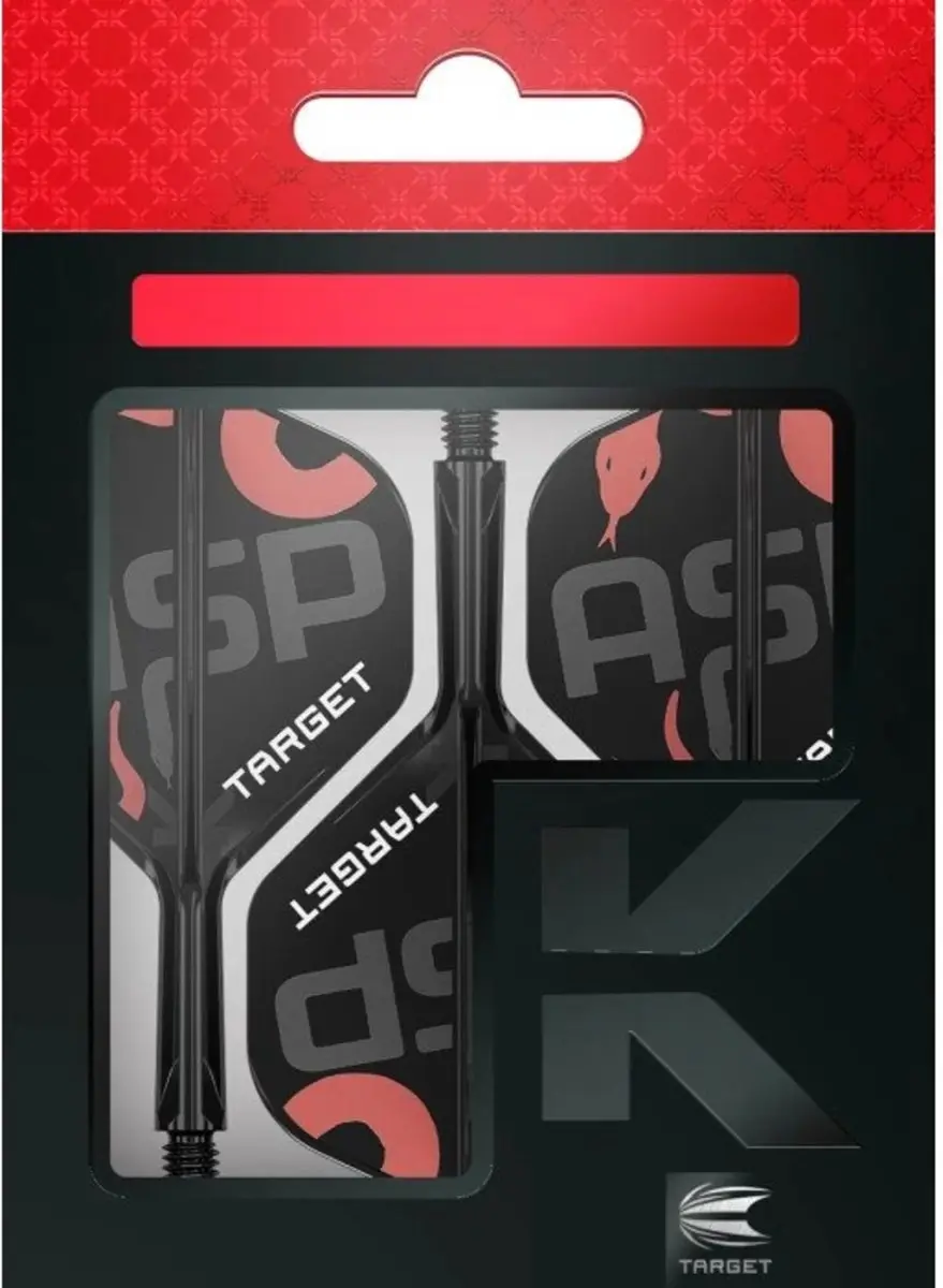 Target K-Flex Nathan Aspinall NO2 Dart Flights - 3 Stuks - Oranje/Zwart