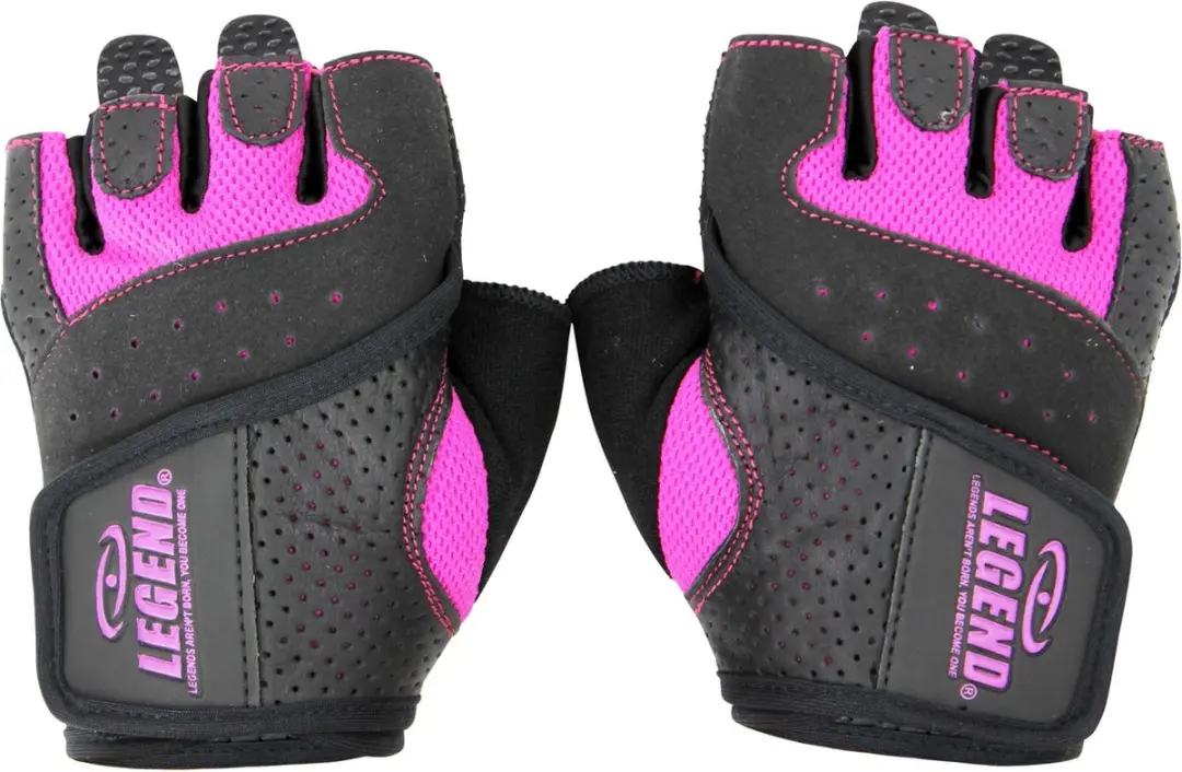Legend Dames Fitness Handschoenen Leder L - Roze