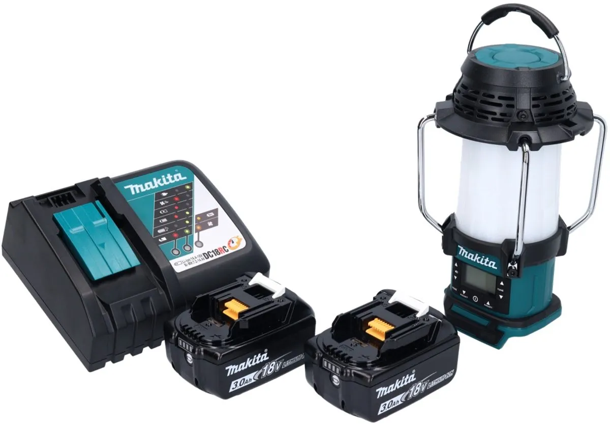 Makita DMR 055 RF Accu-radio 18V - 2x 3,0Ah accu + oplader