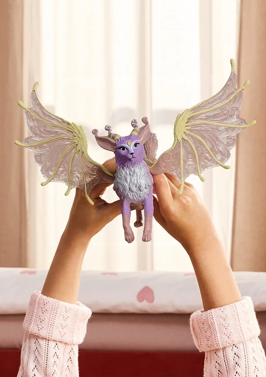Schleich Gevleugelde Kattendraak 70846 - Meerkleurig