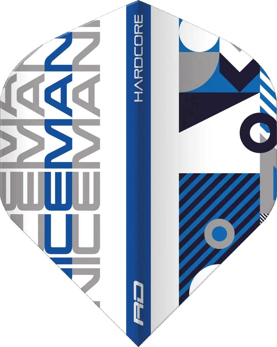 Red Dragon Gerwen Price Iceman Selectiepakket X0653 - 36 Vluchten - Blauw-Wit