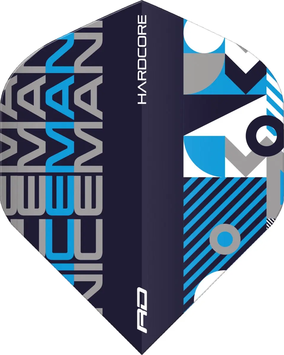 Red Dragon Gerwen Price Iceman Selectiepakket X0653 - 36 Vluchten - Blauw-Wit