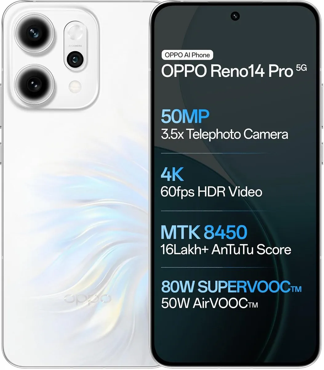 OPPO Reno 14 Pro 5G - 512GB - Wit