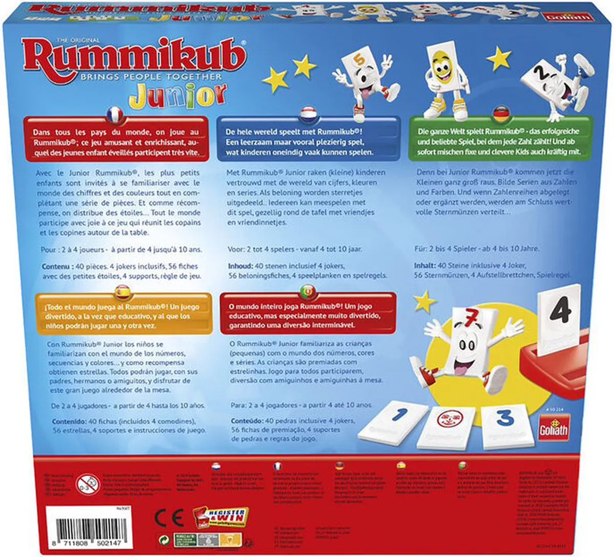 Goliath Rummikub Junior Bordspel - 2-4 Spelers