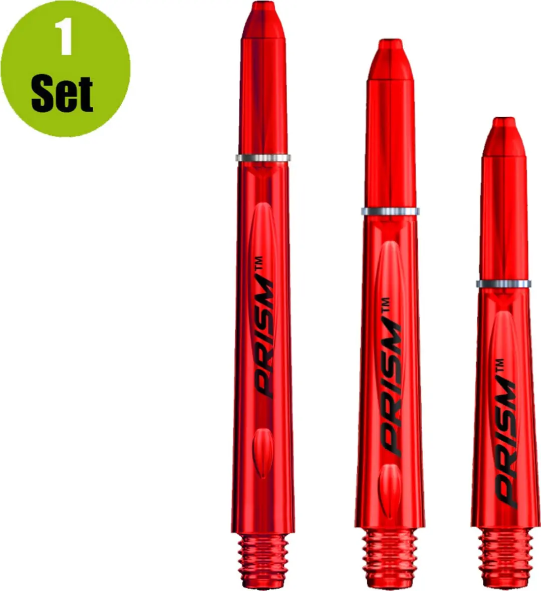 Winmau Prism Shaft Red 7015-207 Dart Shafts - 3 Stuks - afbeelding 6 van 6