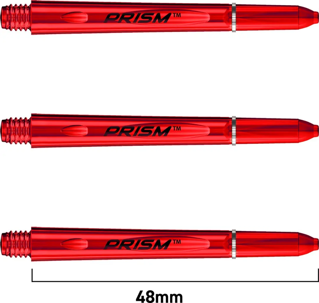 Winmau Prism Shaft Red 7015-207 Dart Shafts - 3 Stuks