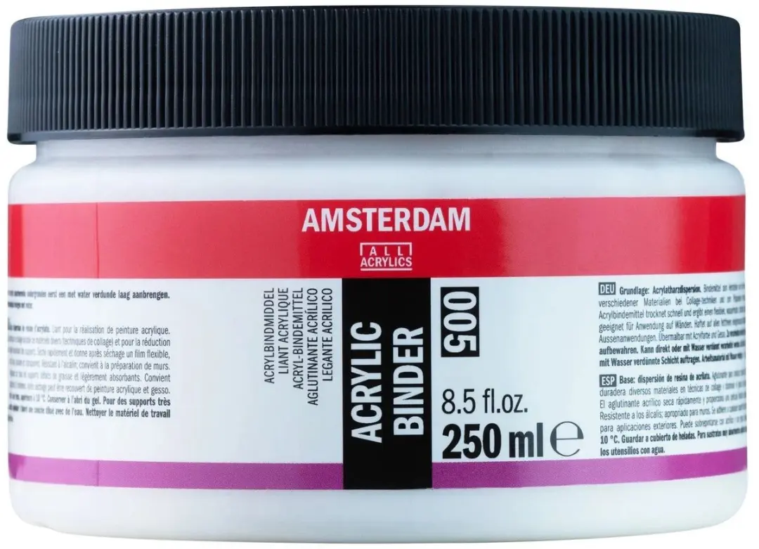 Amsterdam Acrylbindmiddel 250ml - Kleurloos