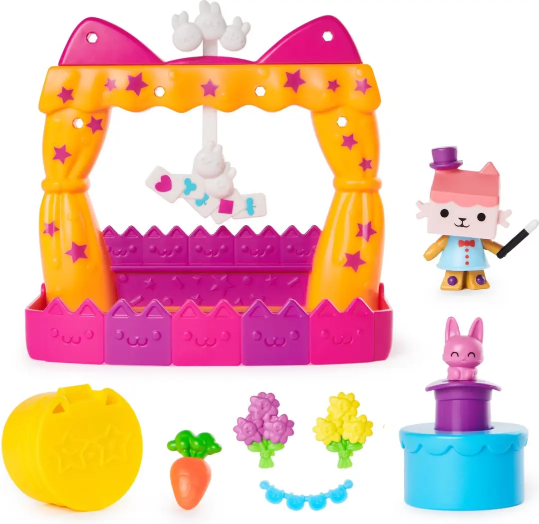 Spin Master Gabby's Poppenhuis Balkon Speelset 8-delig - Multicolor