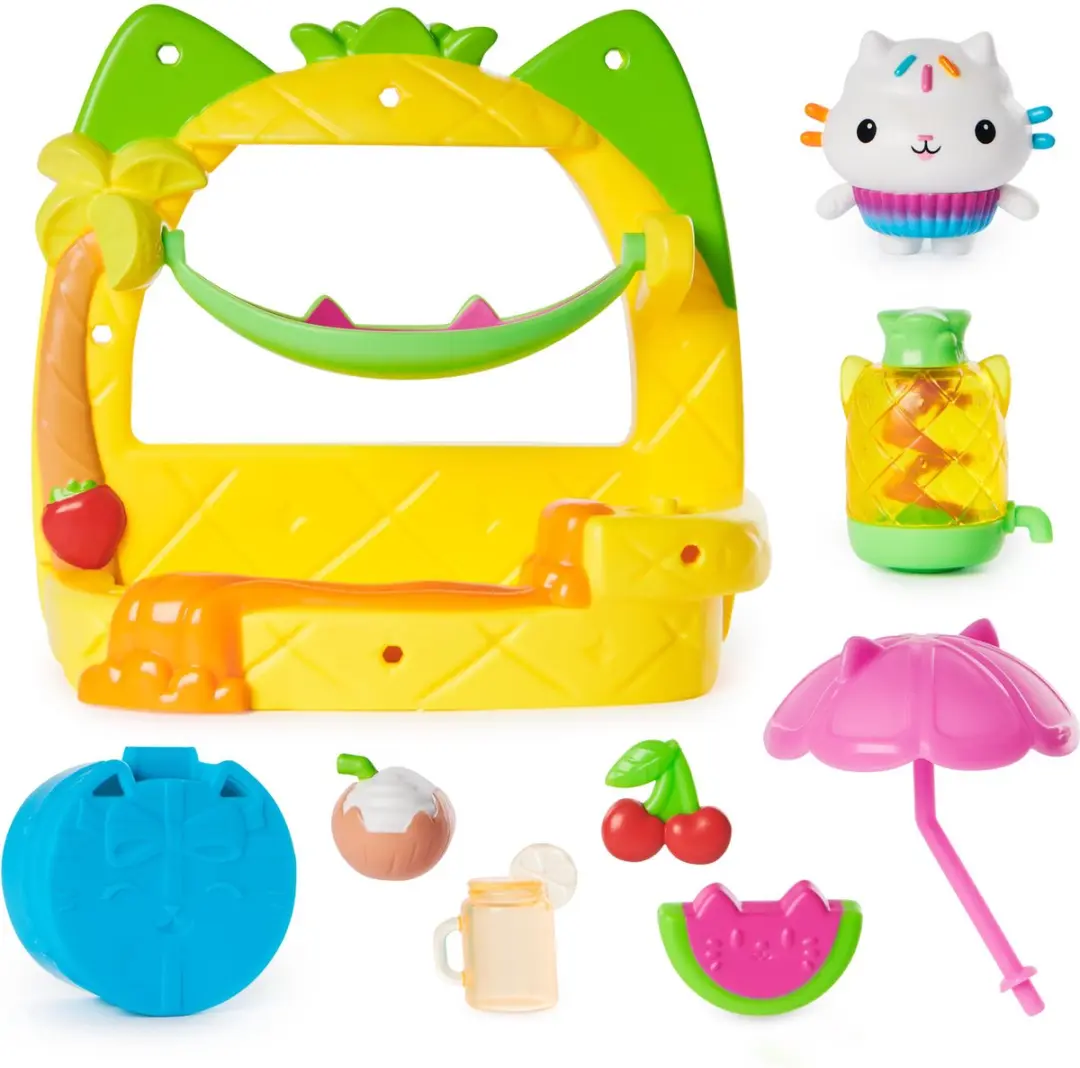 Spin Master Gabby's Poppenhuis Balkon Speelset 8-delig - Multicolor