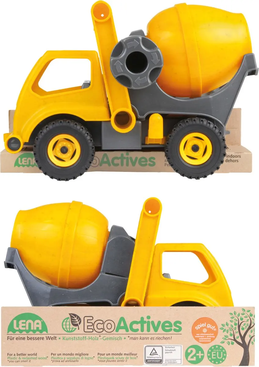 Lena EcoActives Betonmixer SM04215 - 28cm - Multikleur