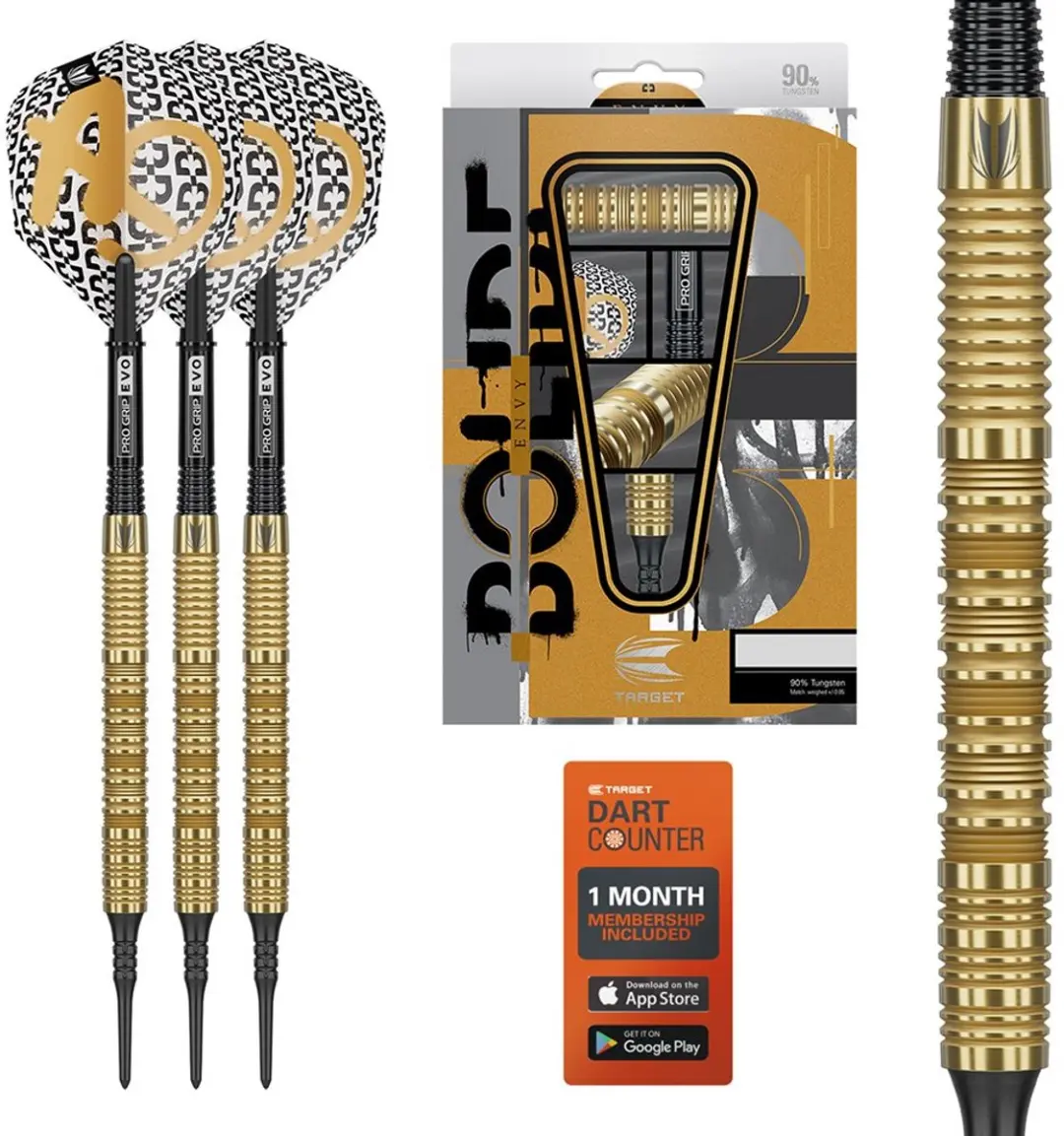 Target Bolide Envy 10 90% Goud Darts