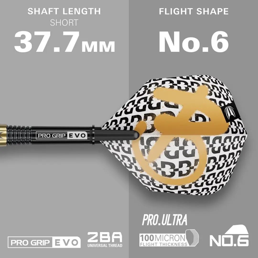 Target Bolide Envy 10 90% Goud Darts - 3 Stuks