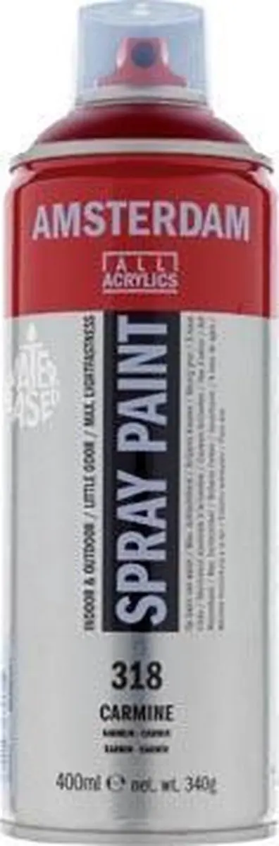 Amsterdam Spraypaint Karmijn 400ml - Rood
