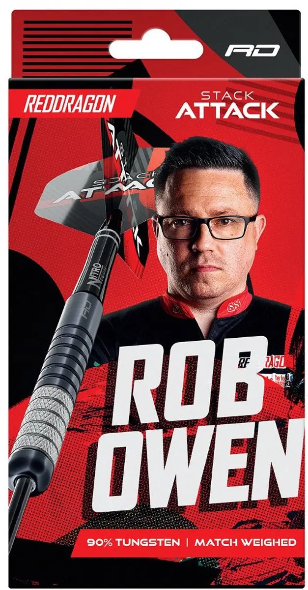 Red Dragon Robert Owen 90% Dartpijlen - 3 Stuks