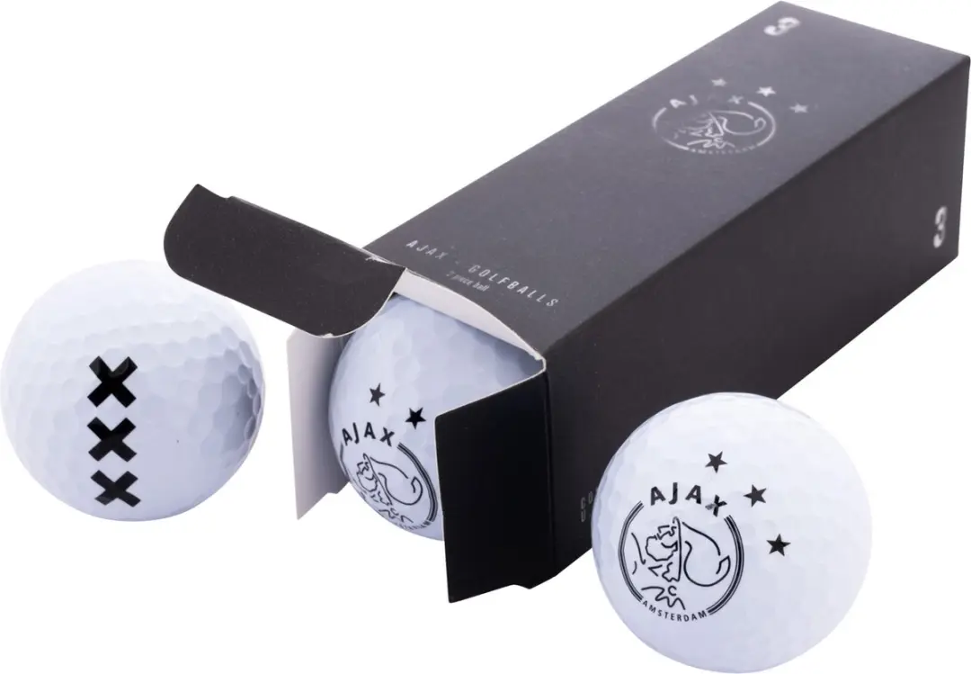 XQMax Ajax Golfballen - 12 Stuks - Zwart