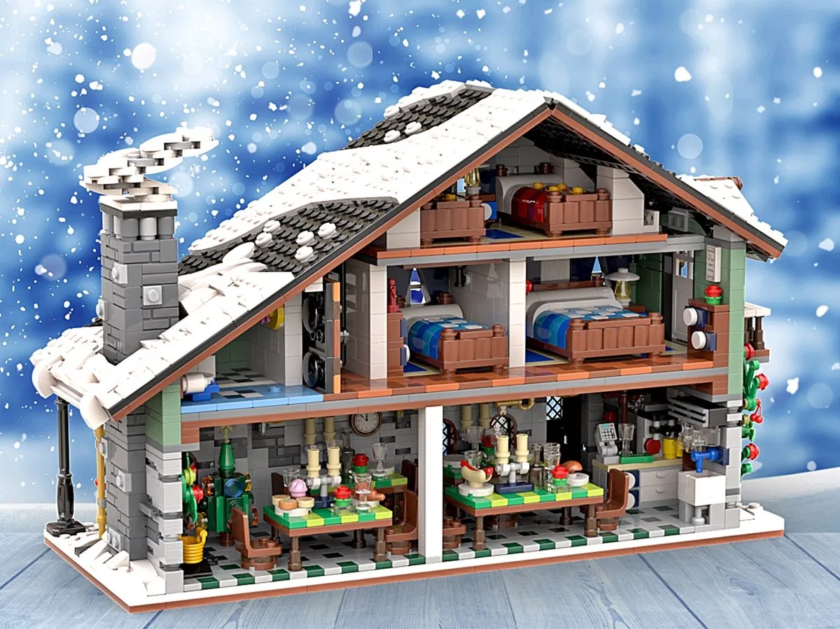 LEGO Winter Chalet 910004 - 2678 Stukken - 7 Minifiguren