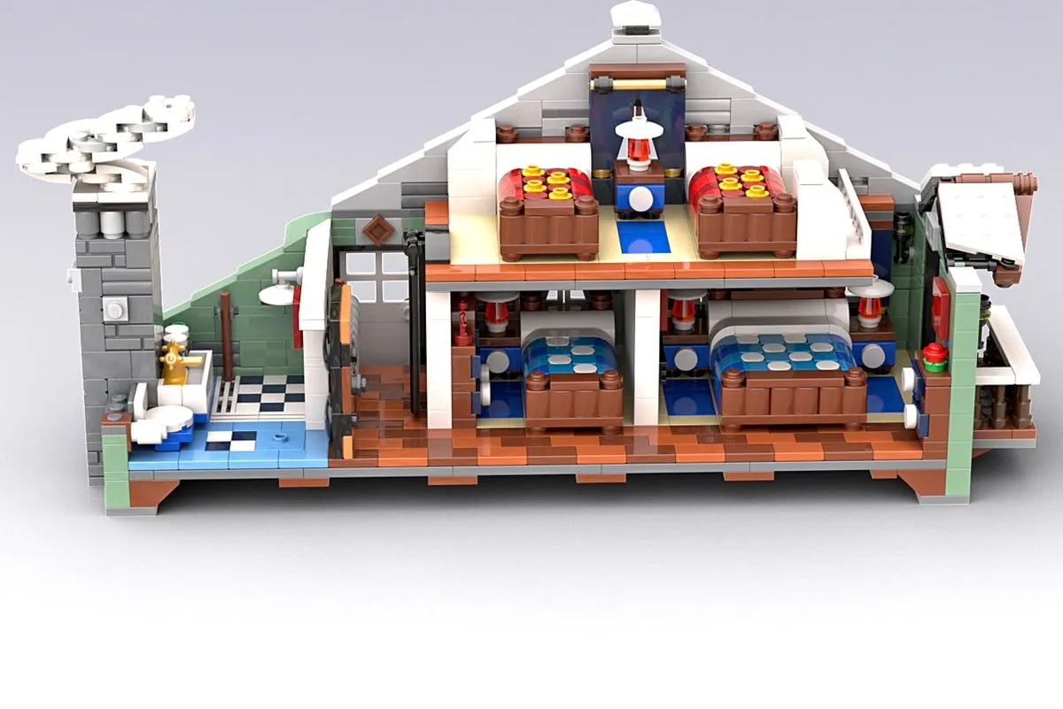 LEGO Winter Chalet 910004 - 2678 Stukken - 7 Minifiguren