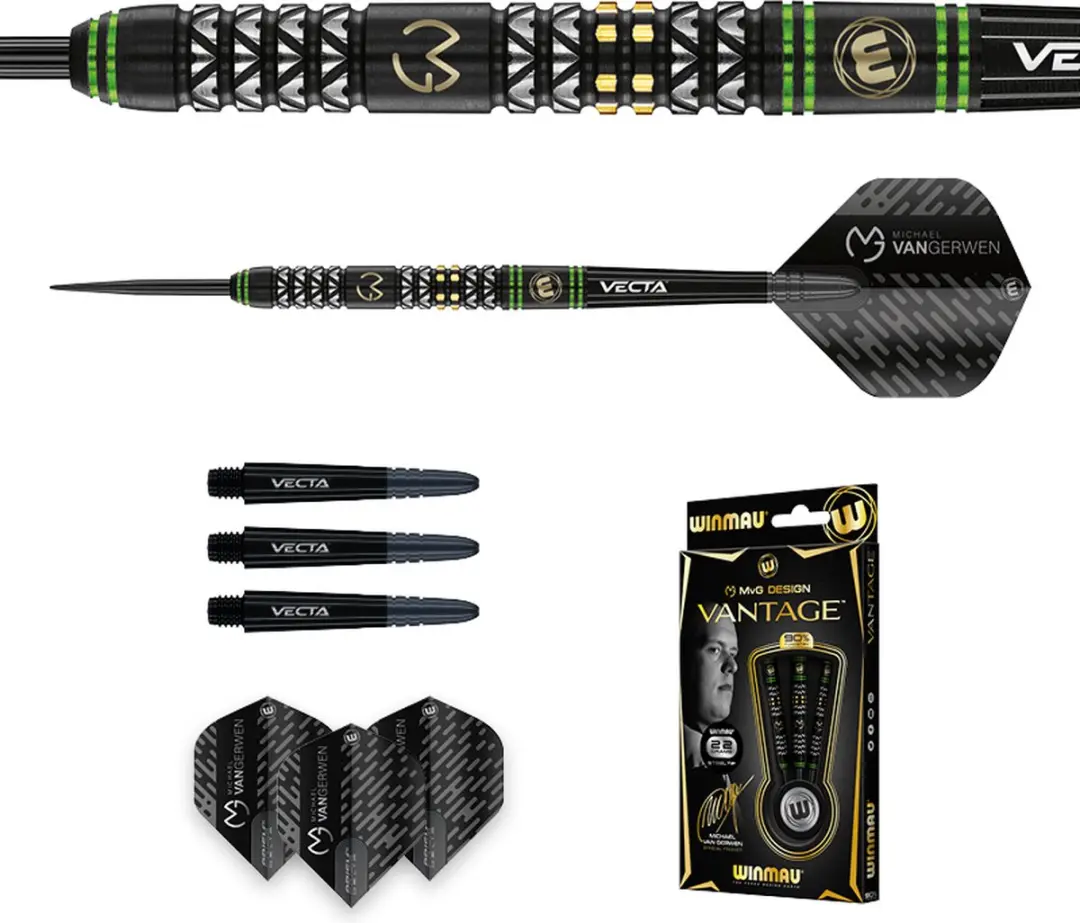 Winmau Michael van Gerwen Vantage Dartpijlen 22 - 3 Stuks
