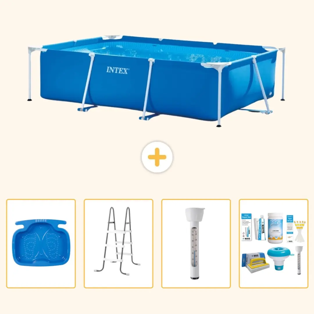 Intex Rechthoekig Frame Zwembad 260x160cm