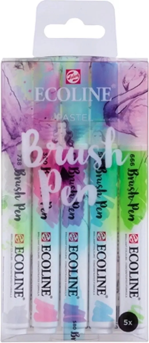 Ecoline Brush Pen Set Pastel