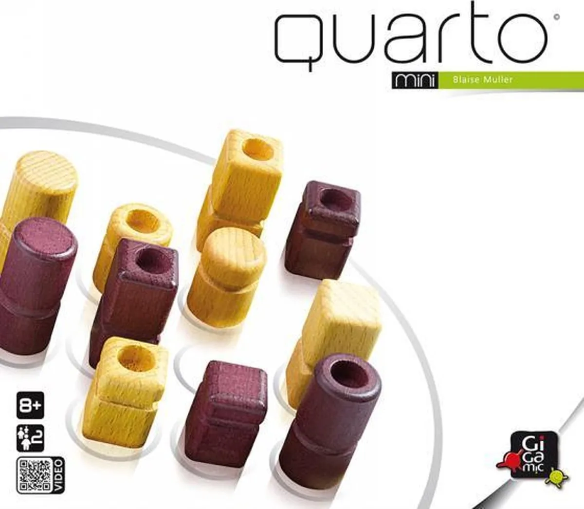 Gigamic Quarto Mini Tactisch Bordspel GIG-GDQA