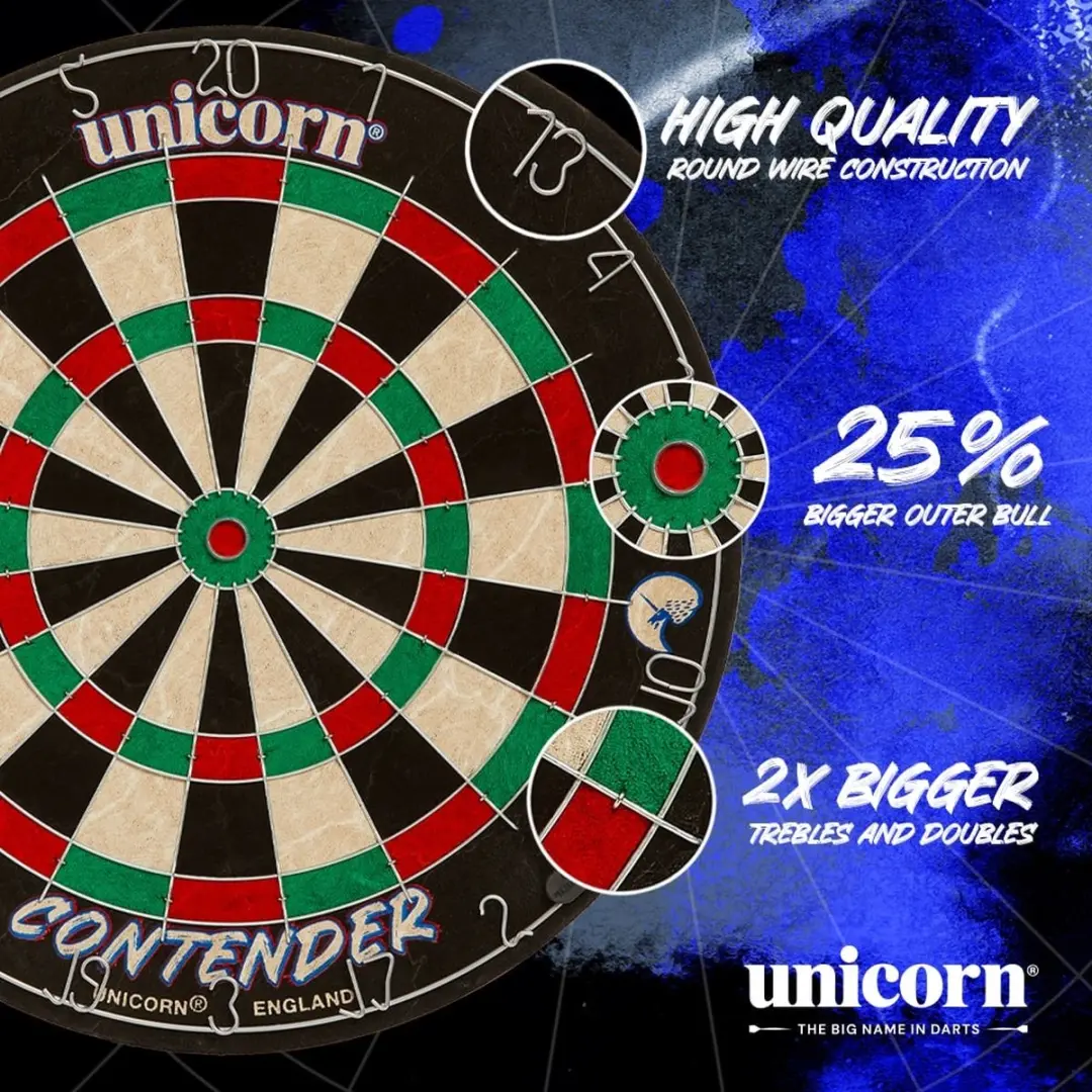 Unicorn Contender Trainer Dartbord 45cm - MPN 79470