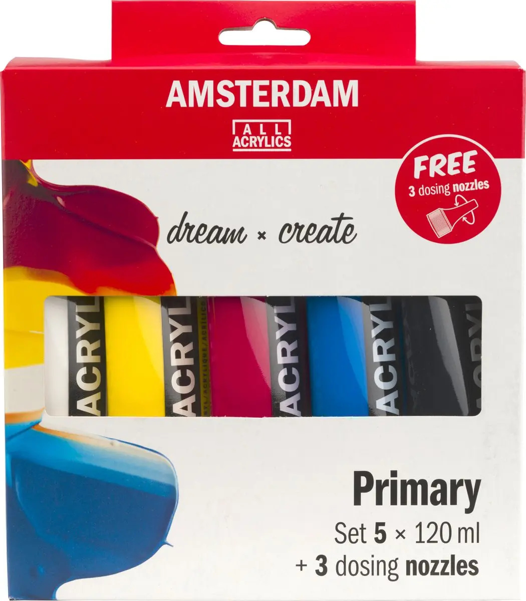 Amsterdam Standard Acrylverf Primaire Set 600ml