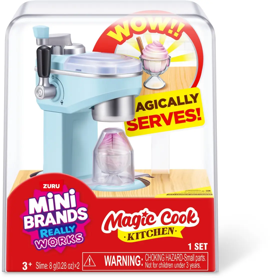 ZURU Mini Brands Magic Cook Kitchen Capsule IJs Maker 77789B-US