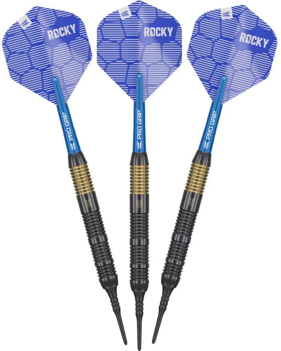 Target Josh Rock Brass Set Darts - 22-delig - Zwart/Goud