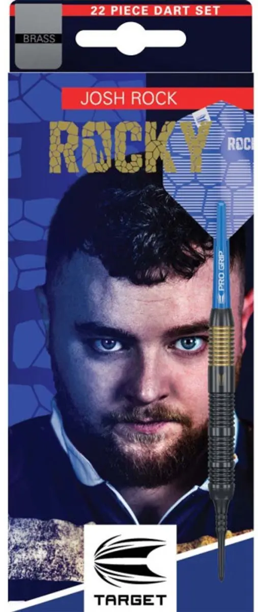 Target Josh Rock Brass Set Darts - 22-delig - Zwart/Goud