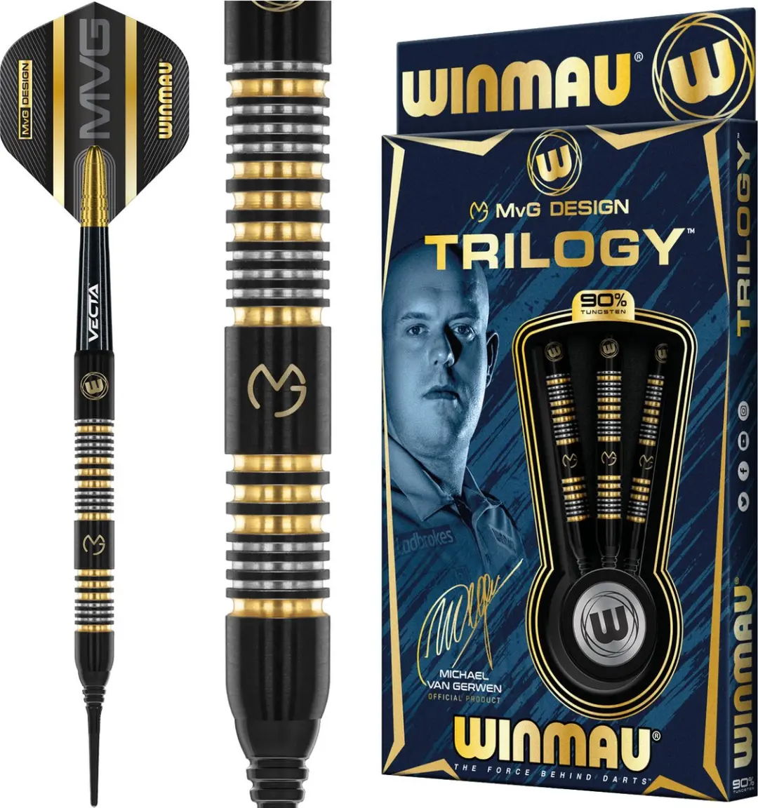 Winmau Michael van Gerwen Trilogy 90% Soft Tip Darts