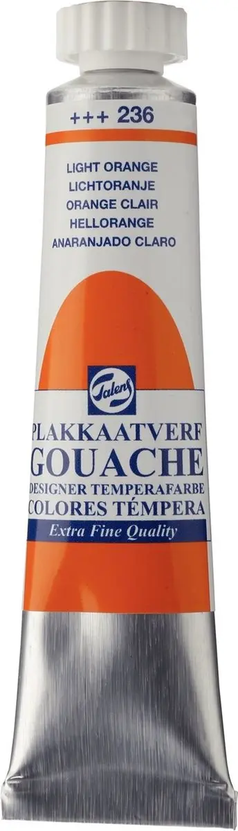 Talens Gouache Extra Fine Lichtoranje 20ml