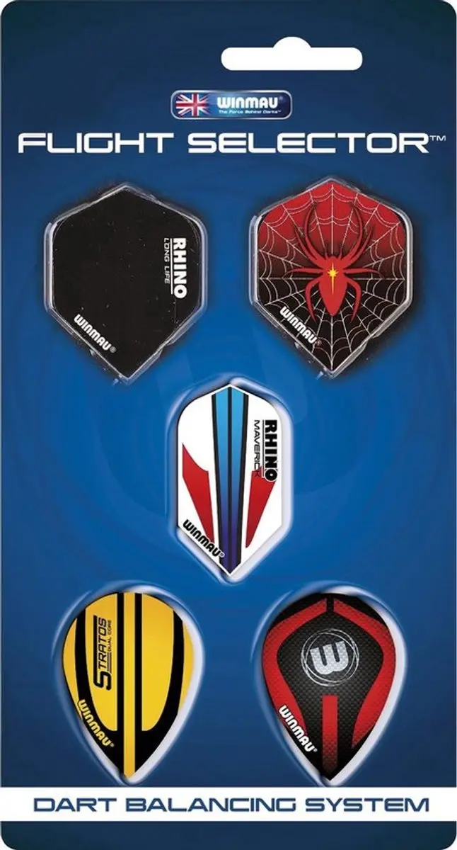 Winmau Flight Selector - 3 Stuks - Multi