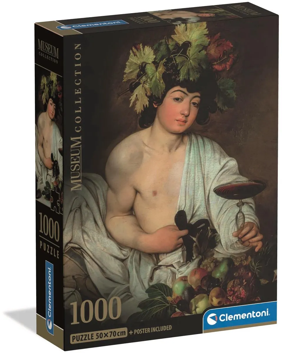 Clementoni Caravaggio Bacchus Puzzel 1000 Stuks