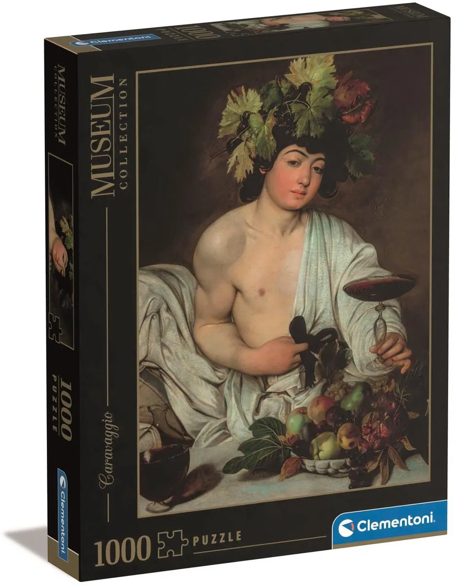 Clementoni Caravaggio Bacchus Puzzel 1000 Stuks - Multikleur