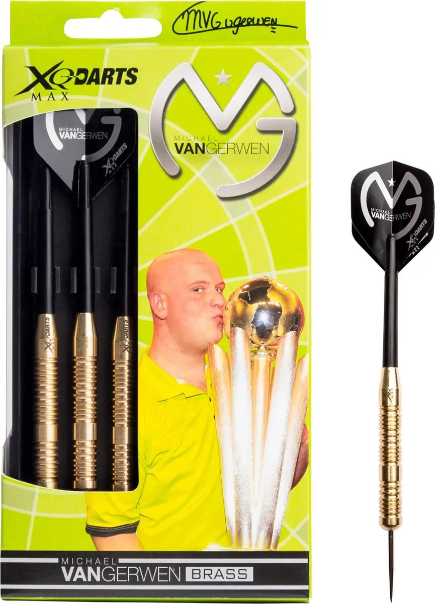 XQMax Michael van Gerwen 100% Brass 20 GR - 3 Stuks - Goud