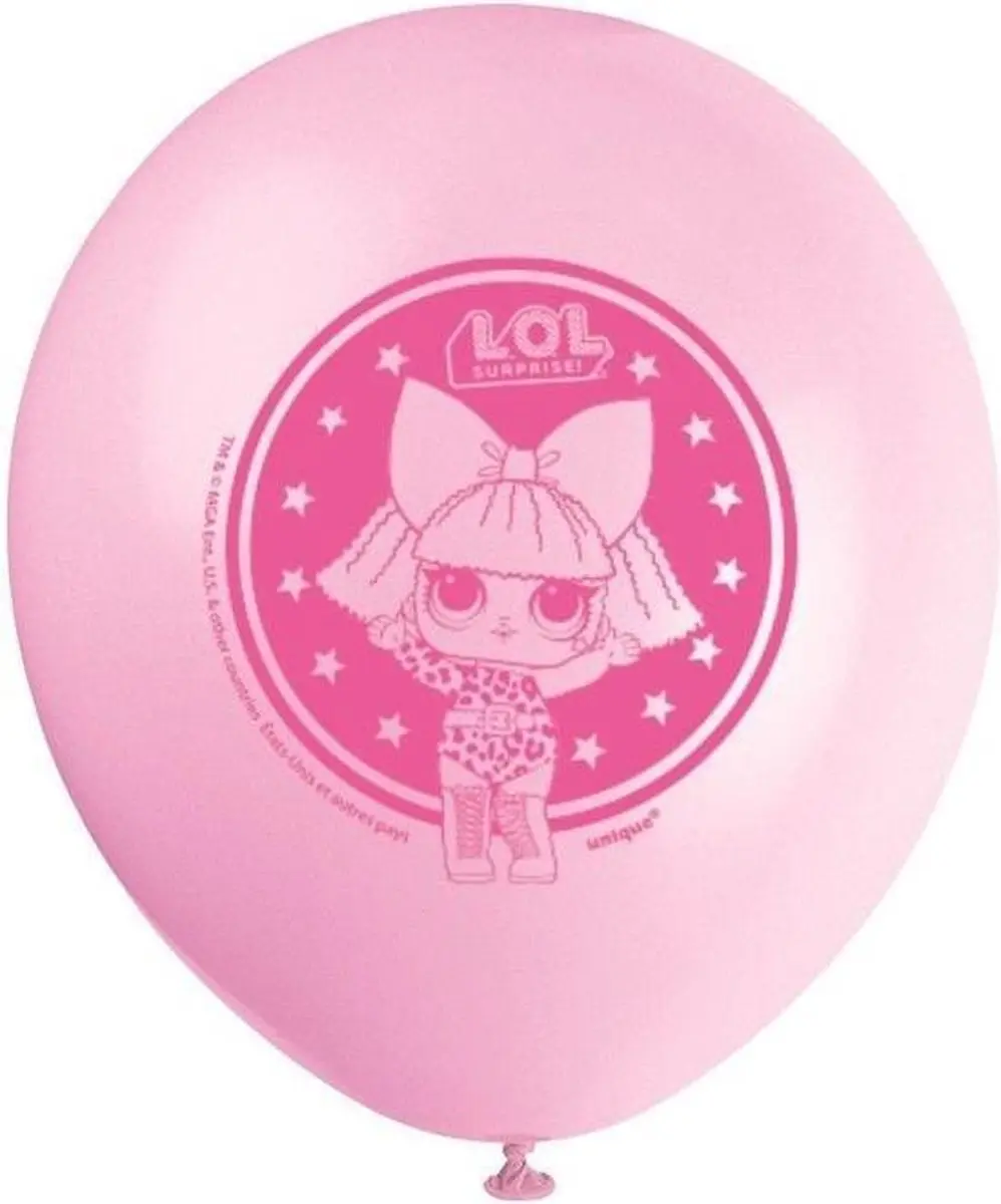 LOL Surprise! 8 Latex Ballonnen - Multi