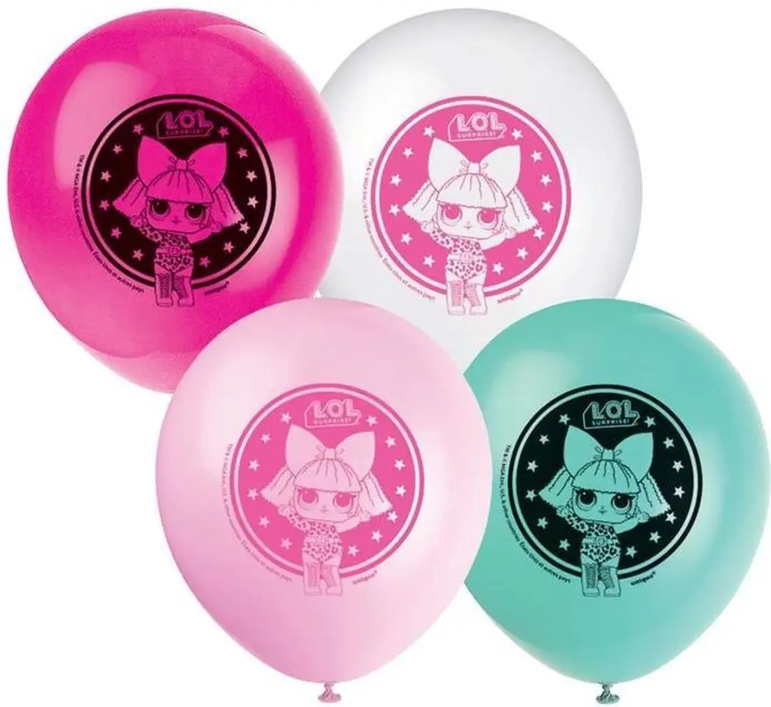 LOL Surprise! 8 Latex Ballonnen - Multi - afbeelding 6 van 6