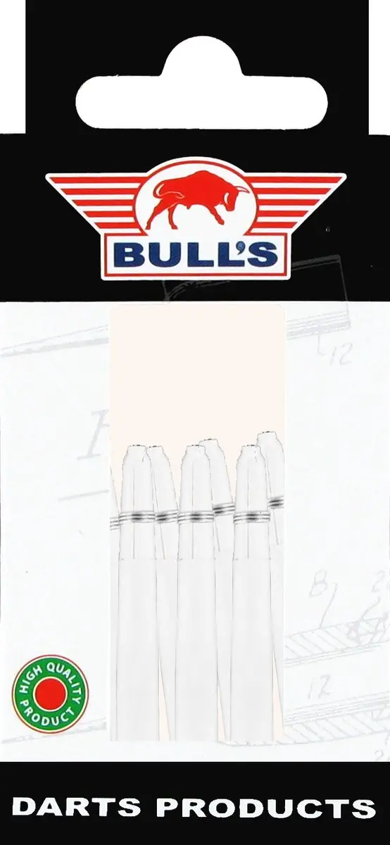 Bull's Nylon The Original BU-55014 - 15 Stuks - Wit