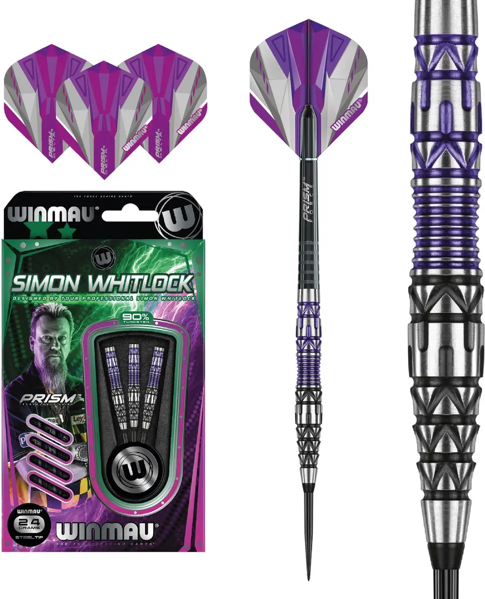 Winmau Simon Whitlock 90% Special Edition Dartpijlen - 3 Stuks