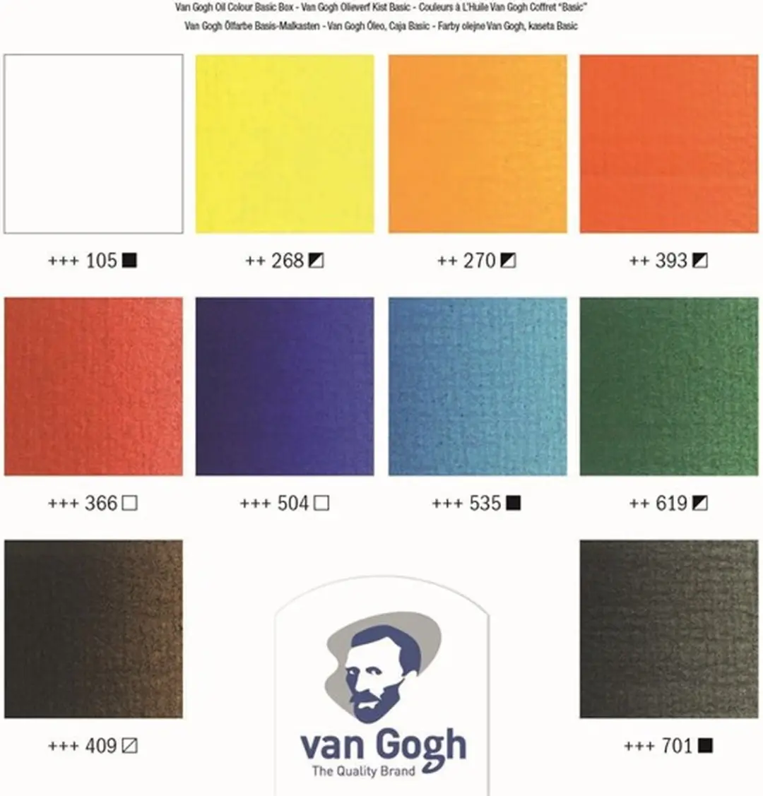 Van Gogh Olieverf Basic 10x40ml