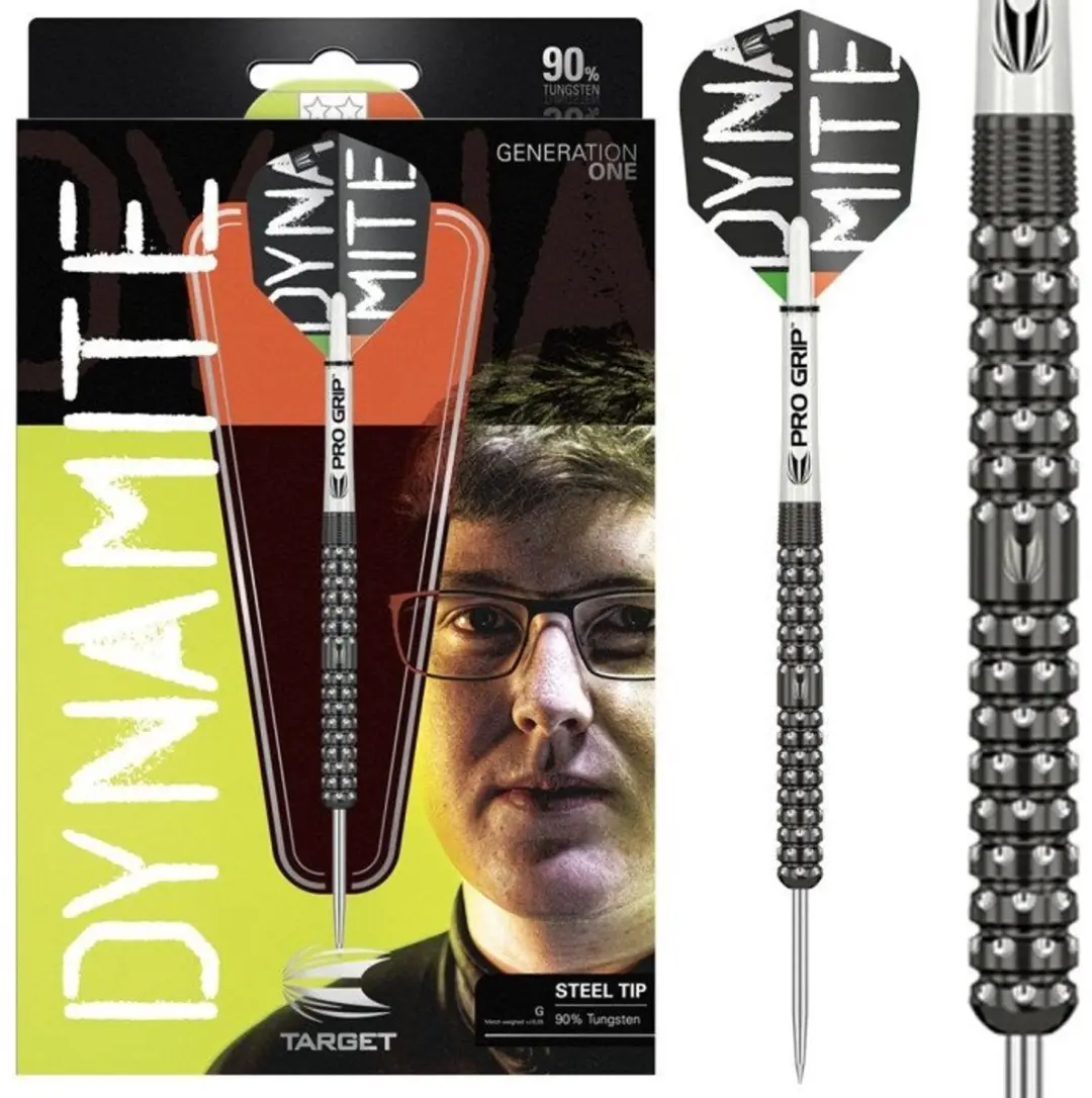 Target Keane Barry 90% Dartpijlen - 3 Stuks - Zwart